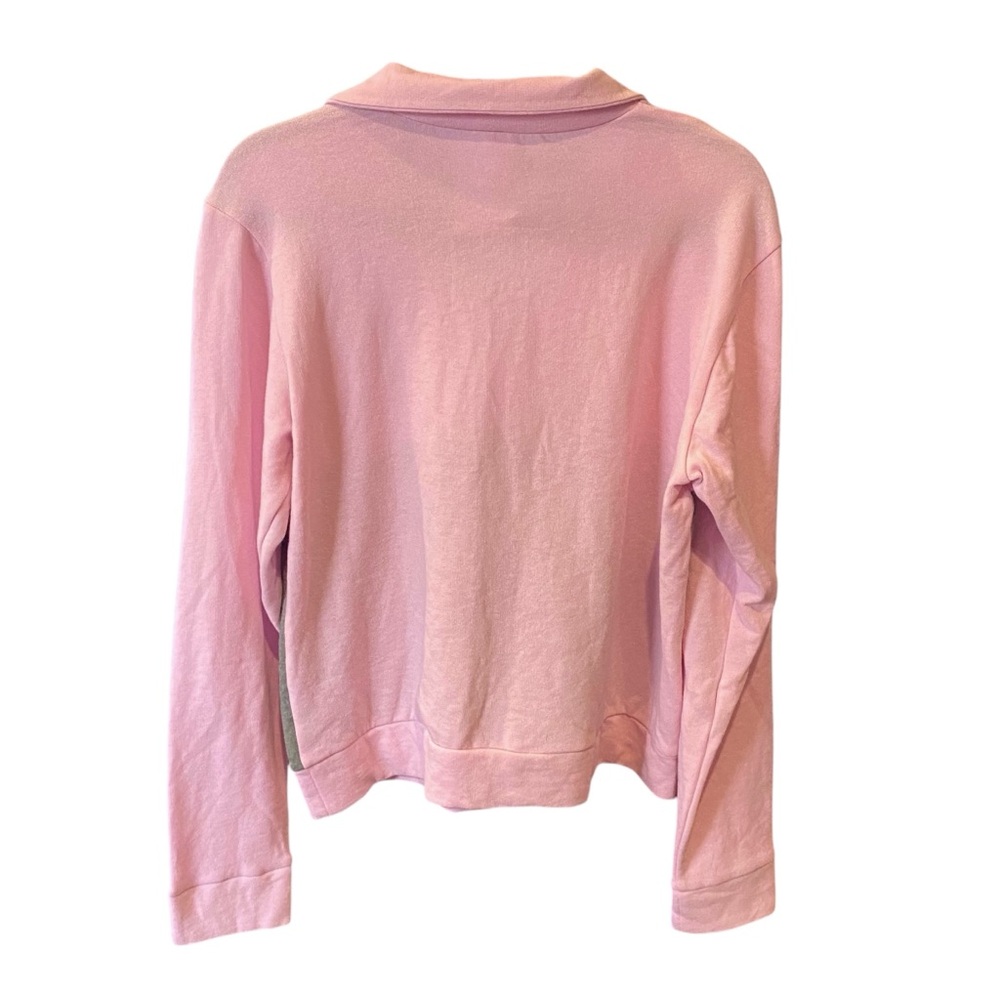 Victorias Secret PINK Quarter Zip Lightweight Fleece Pullover Womens Size Medium - Picture 2 of 7